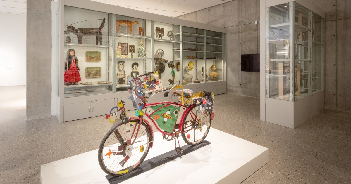 Exhibition space featuring Spacesaver museum display cabinets