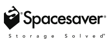 Picture of the SpaceSaver logo, one of Hi-Cube's authorized dealer partnerships